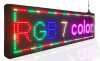3 barevná světelná LED reklama na běžící text