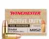 9mm – 115 Grain FMJ M1152 – Winchester Active Duty