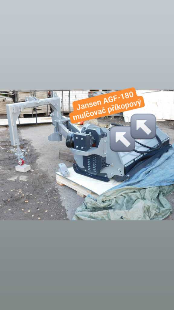 Jansen AGF-180 mulčovač příkopový