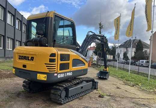 Pásový minibagr Gorila G50 I Pro Cab 5T Yanmar